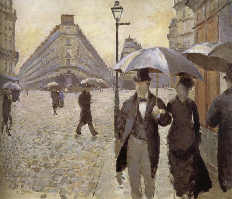 Rainy day in Paris, Gustave Caillebotte